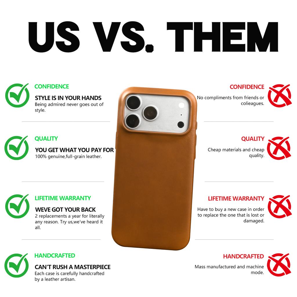 Premium Real Leather Back Case For Iphone 17Pro 16pro Max 15 14 13 12 11 Business Full Covered Protective Cover Phone Cases