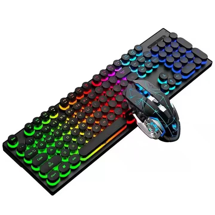 Hot Sale VONN TF380 Rechargeable Wireless Gaming Keyboard Mouse Combo 6D Backlight Keyboard Mouse 2 In 1 Set for Gamer