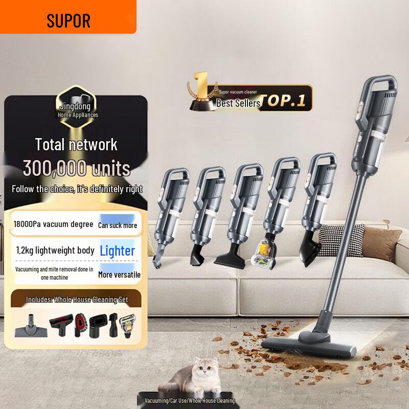 SUPOR C3S Powerful Corded Handheld Vacuum Cleaner