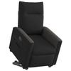 VidaXL Fauteuil inclinable électrique noir tissu 3324068