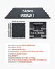 Puzzle Exercise Mat, 24 PCS Fitness Equipment Mats, 610 x 610 x 10 mm, High-Density EVA Foam Mats Set, Interlocking Rubber Soft Tiles, Protective