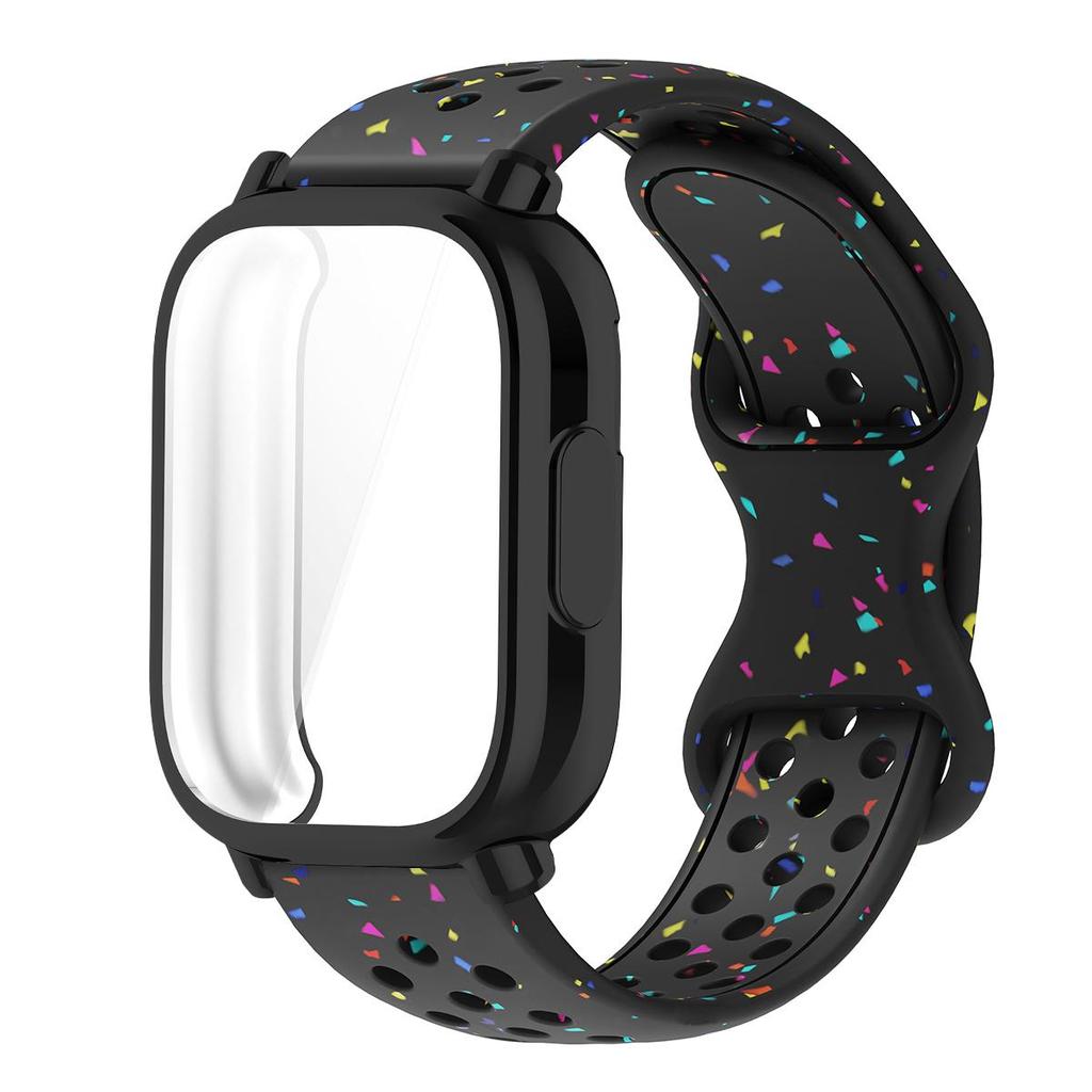 Řemínek+Pouzdro Pro Xiaomi Redmi Watch 5 active 5 Lite Ochranný Kryt Celý Displej TPU Měkký Kryt a Silikonový Prodyšný Sportovní Pásek