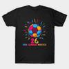 Men Black Print T-shirt Colorful Soccer Ball Usa Canada Mexico 26 World Cup 2026 No-Cut Transfer Paper Print Cotton Tshirt
