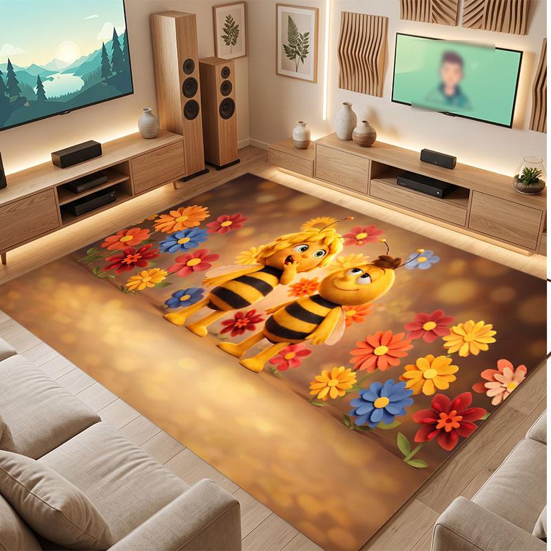 Die Biene Maja Rug Soft Thick Non Slip Floor Carpet for Bedroom Living Room Home Decor