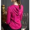 Autumn women's new long-sleeved sweater women's casual hooded t-shirt letter versatile t-shirt top women