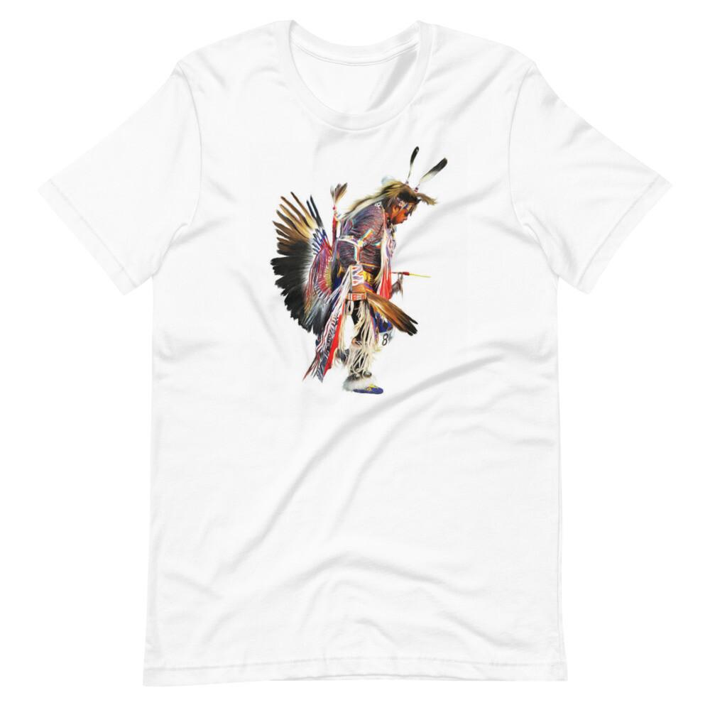 Native American Pow Wow Dancer Short-Sleeve Unisex T-Shirt S разноцветный