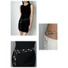 Bohemian Zinc Zinc Alloy Belly Chain Rose Dress Belt Chains Waist Jewelry Baroque Waist Chain  Women
