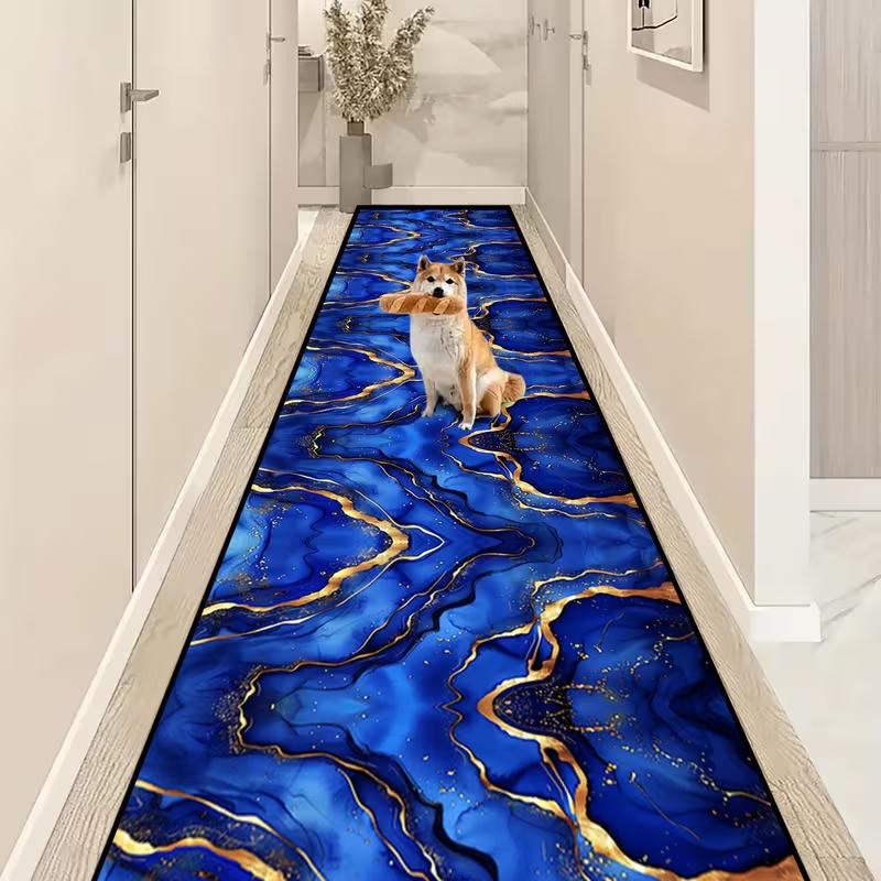 Luxury Golden Pattern Carpet Bedroom Room Bed Blanket Runner Rug Shoes Room Living Room Bedroom Kitchen Rugs Washable Carpet Mat