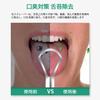 RONAVO Tongue Brush [Double Color for Different Uses] Tongue Cleaner (Stainless Steel)  Tongue Polishing  Tongue Coating Removal  Gentle and Hygienic