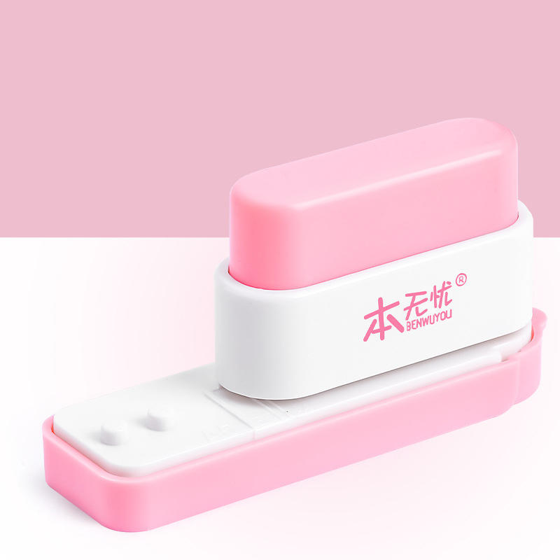 

5- Hole Punch for Binder: Office Desk Organizer - Perfect for DIY Binding of Notebooks and Files, Craft Paper Punch Tool рожевий