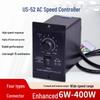 US-52 AC 220V Motor Speed Controller, 6W-400W, High-Efficiency Speed Governor