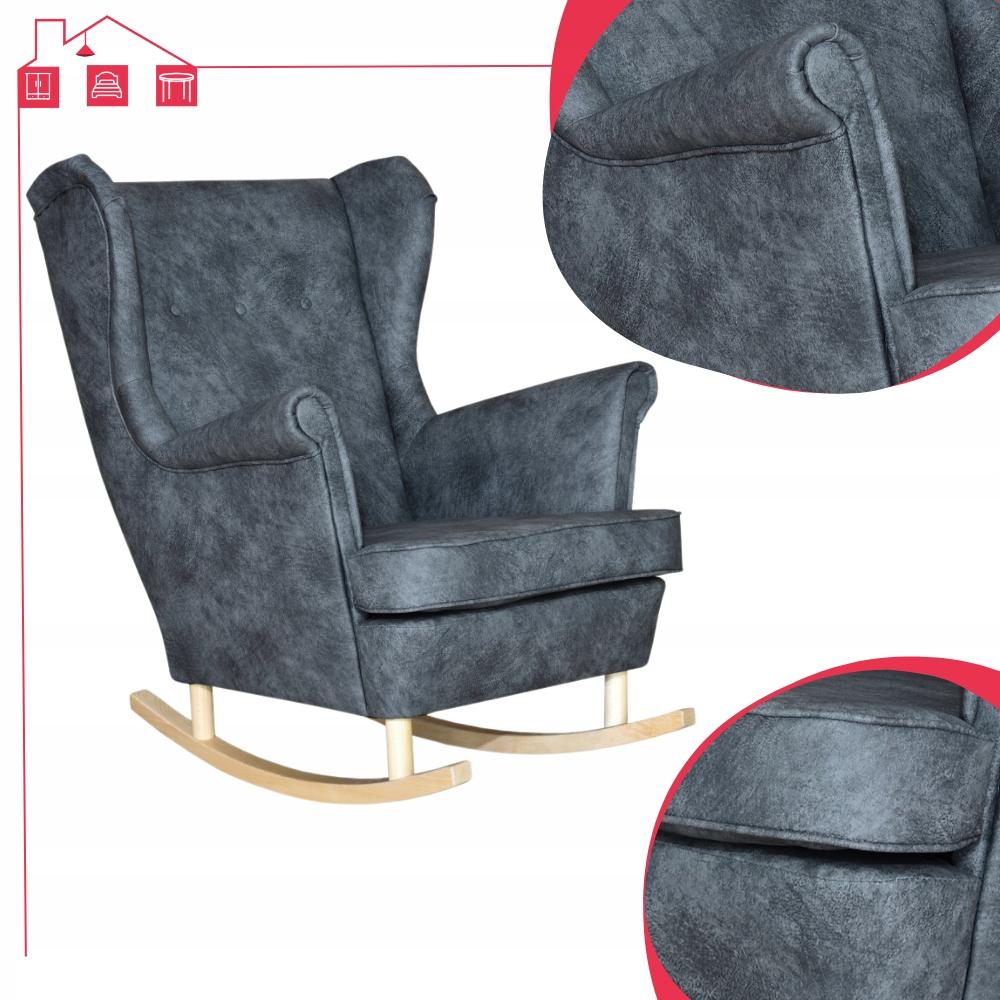 FOTOLIU BALANSOAR GRI CU URECHI ECO PIELE ARI STIL SCANDINAV Family Meble