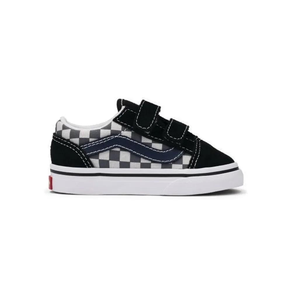 Vans KIDS Old Skool Toddler V - Tonal Check Blue 03 130