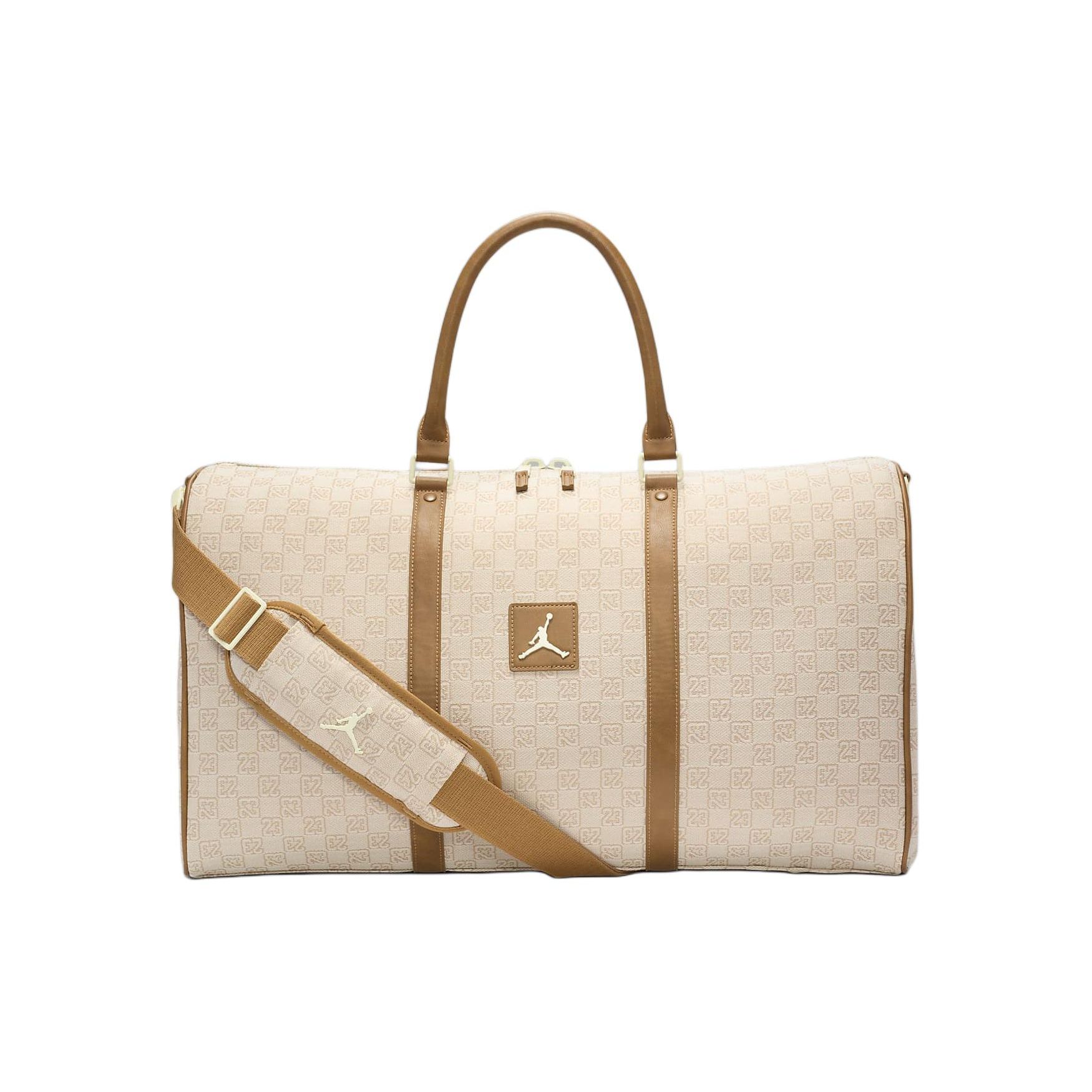 Jordan Classic Large Capacity Zipper Closure Polyester Shoulder Tote Travel Bag Unisex bags Coconut-Milk HF1867-113 Coconut Milk