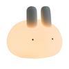 Moin Moin Electric Rabbit Lamp, Silicone, White, Warm White, Warm White, Orange, LED Light, Adjustable Brightness, Sleep Timer, Bedside Night Lamp, To