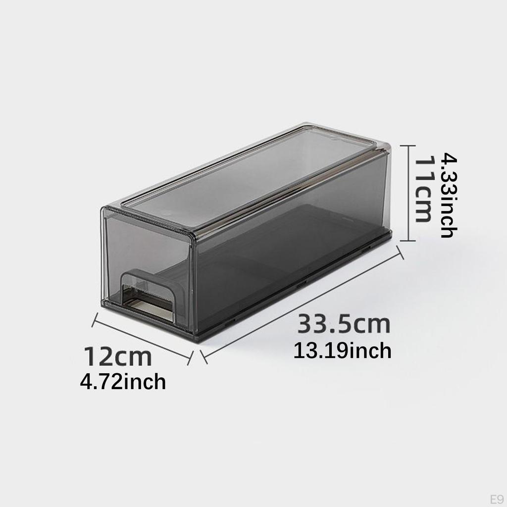 Acrylic Container for Desk Storage with Drawer