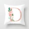 New Fashion 26 English Letter Pattern Cushion Cover Home Fabric Sofa Modern Style Pillow Cover