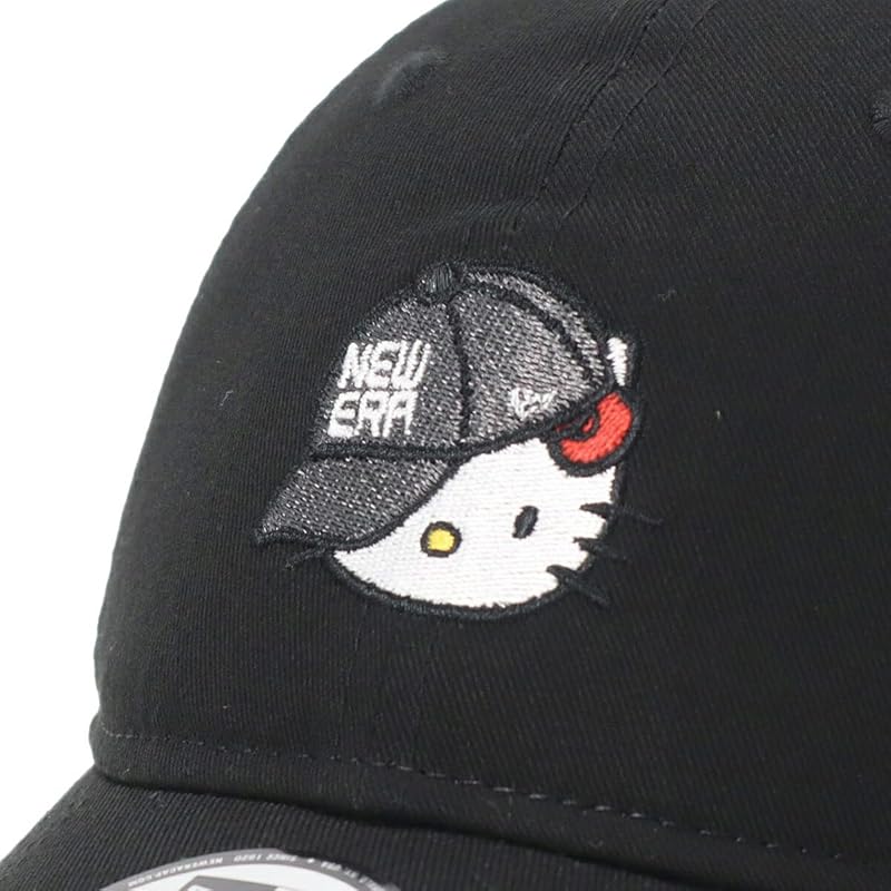 [New Era] cap 9TWENTY hello kitty collaboration black M/L 920 KITTY NECAP BLK 14432201 NER36C6445