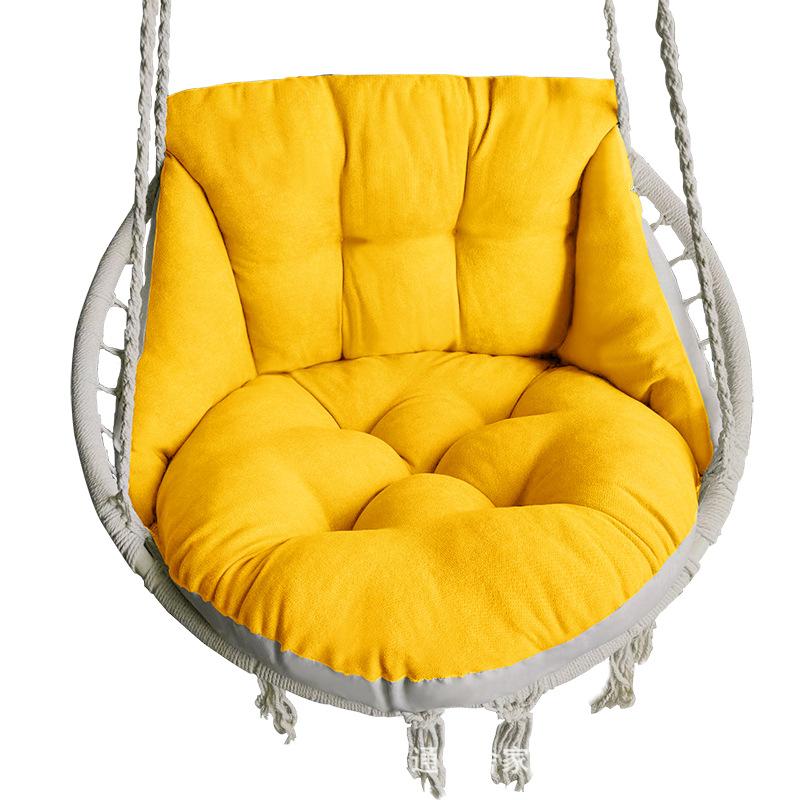 

Подушка для дивана Swing Single, бытовая подвесная подушка для стула, тканевая подушка для подвесной корзины Crystal Velvet, подушка для стула-люльки для дома и улицы 65X70X50cm кожа буйвола