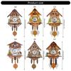 Traditionelle Kuckuckswanduhr aus Holz für Wohnzimmer mit leisem Uhrwerk Dekorative Wanduhr Genaue Uhrwerke