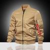Jaqueta de voo grande masculina, jaqueta camuflada, roupa de trabalho masculina, gola de beisebol, top