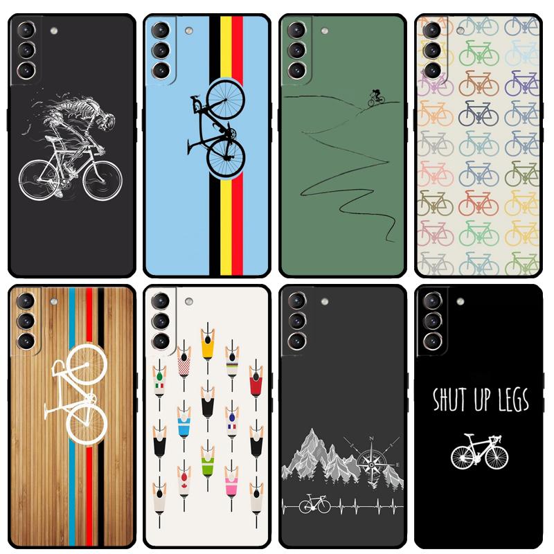 Mountain Bike Cycling Case For Samsung Galaxy S23 S22 Ultra S20 S21 FE S8 S9 S10 Plus Note 10 20 Ultra Back Cover