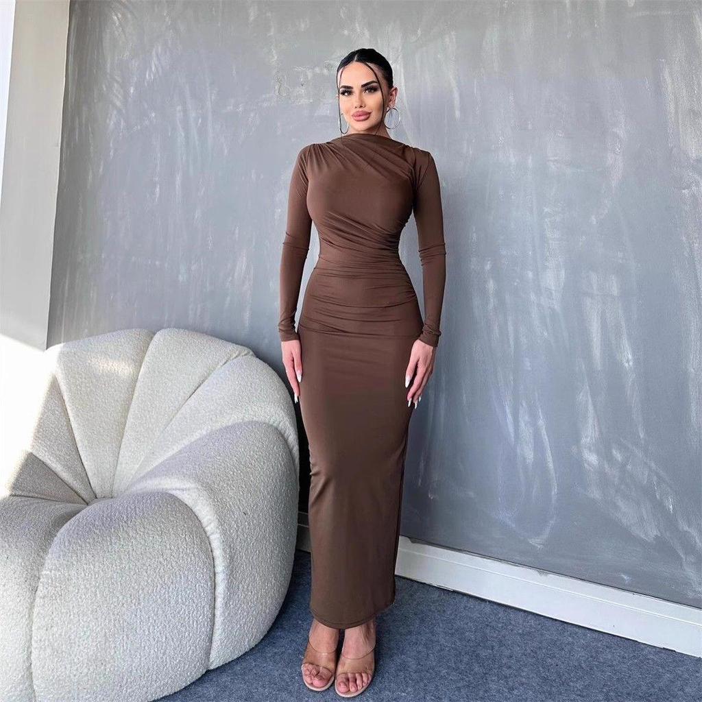 2026 Spring Women's Sexy Long Sleeve Dress