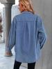 2026 New European & American Women's Casual Denim Boyfriend Shirt Jacket