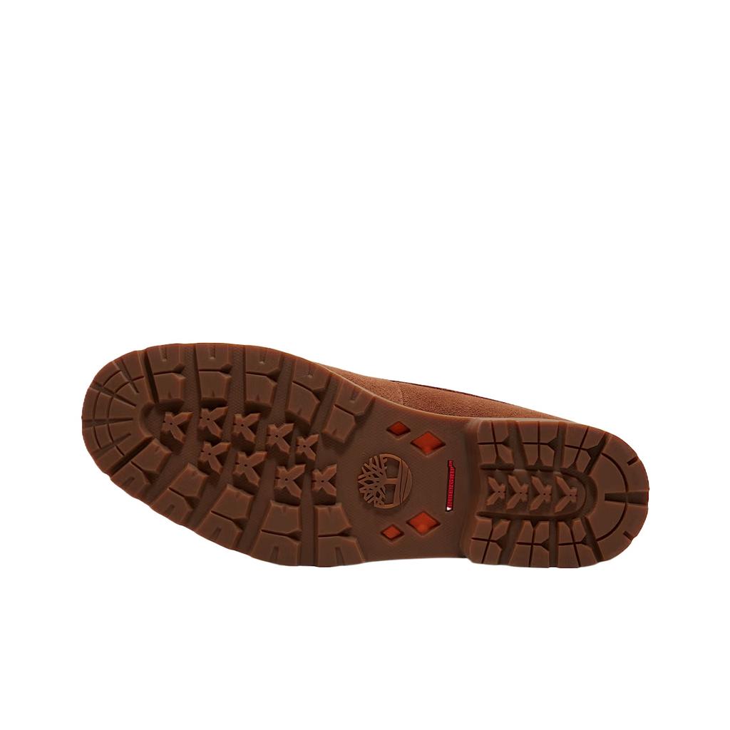 Timberland Britton Leather Square Lace-Up Classic Trendy Comfortable Versatile Casual Shoes Men sneaker Brown TB0A6CBJEIZ