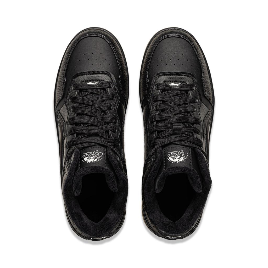 Men's Sneakers Li-Ning Tianji MID Skate Shoes Men's Mid-top Black