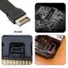 cablecc 20Gbps USB Front Panel Header IDC to Female Extension Cable with Panel Mount Screws 3.2 20-Pin Type-E USB-C Type-C