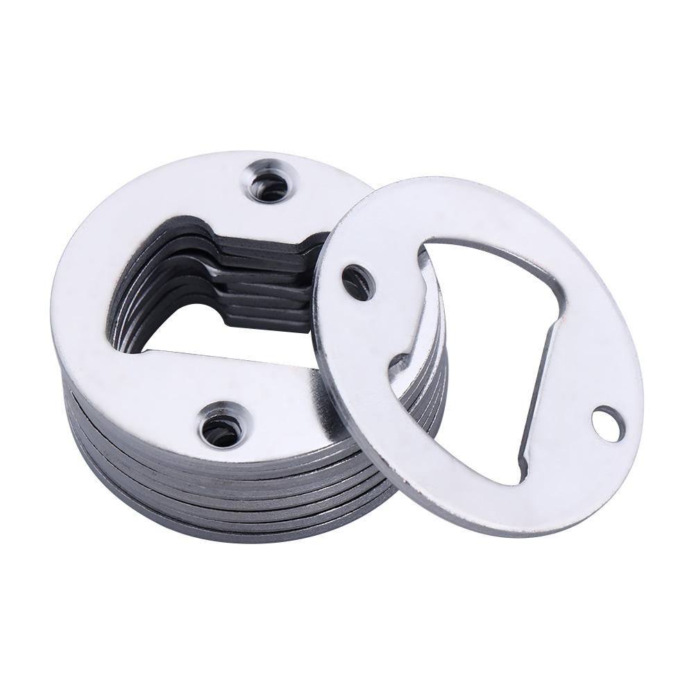 Silver Polished 40mm DIY Stainless Steel Bottle Opener Insert Hardware Parts Gadgets Kitchen Tool
