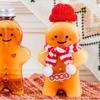 Transparent Gingerbread Bottle Brown Christmas Decoration Candy Juice Coffee Bottle  Child Gift