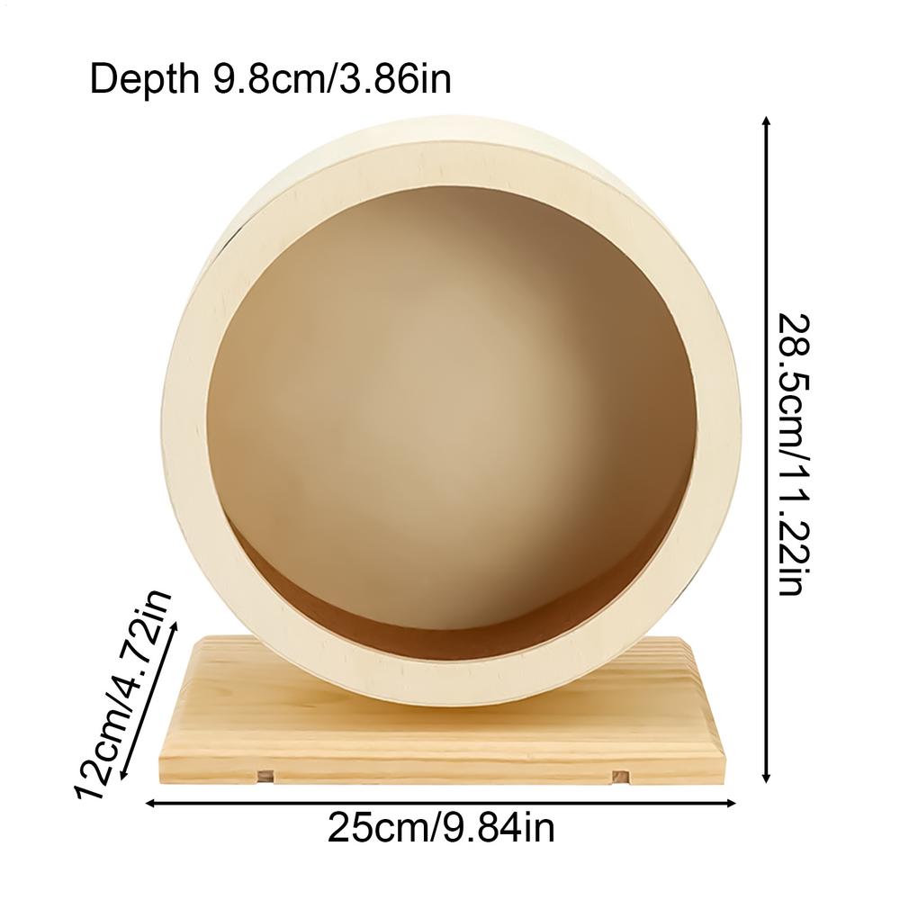 Přírodní dřevěné tiché víceúčelové běžecké kolo Netoxická cvičební hračka pro křečky Odolné cvičební doplňky pro malá zvířata