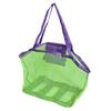 Large-Capacity Mesh Beach Bag Travel Organizer Mesh Toy Storage Bag Foldable Swim Bag