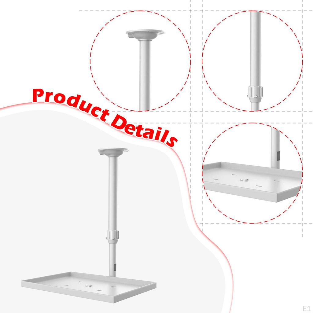 Ceiling Mount with Tray for Projector Camera Extendable Portable Hotel Lifting Bracket