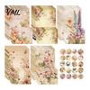 Personalized Correspondence Paper Watercolor Letterhead Set, Envelopes Letter And Stickers Elegant Stationery Kit for Women Kit, Handwritten Birthday