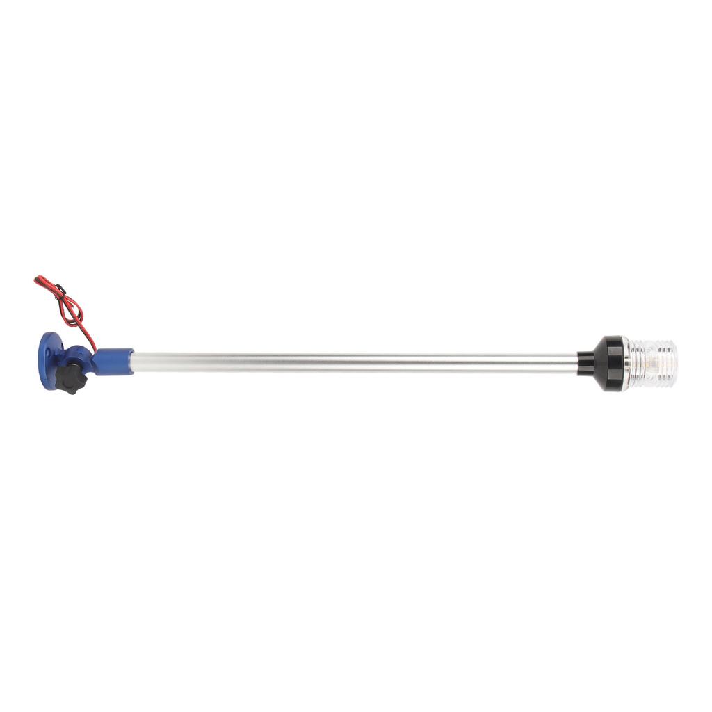 24in Boat   Light 360 degrees  All Round Rotating LED Stern Pole Light Aluminum Alloy Base for Yachts Marine