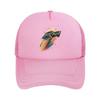 Retro Airborne Muscle Car Graphic Mesh Baseball Cap Polyester Forward Observations Hat Adjustable Golf Hat Summer