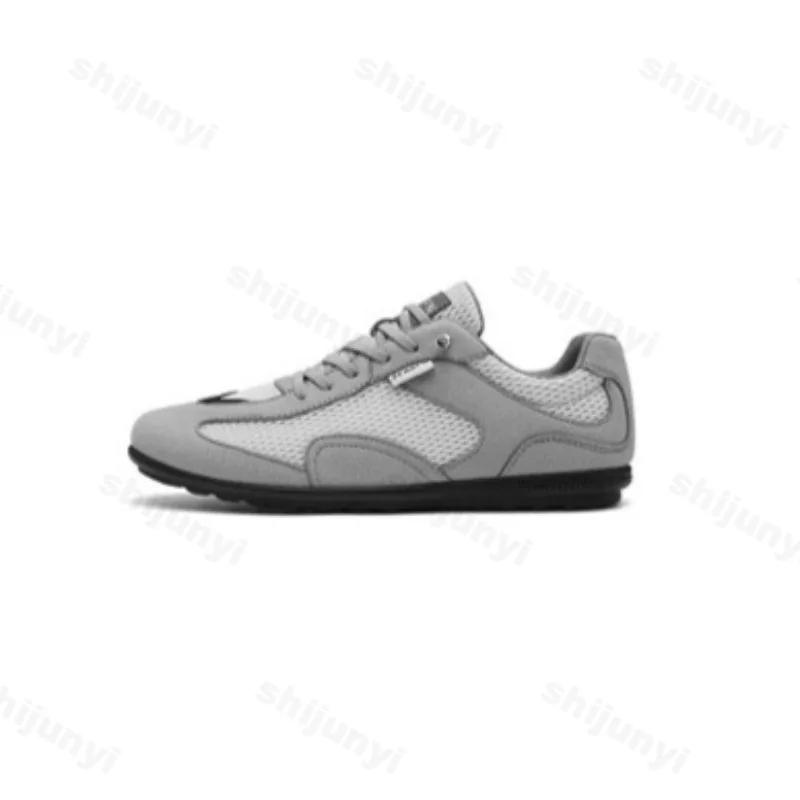Men's Fashionable and Trendy Casual Shoes Mesh Breathable and Comfortable Anti Slip Shoes Low Cut Flat Shoes