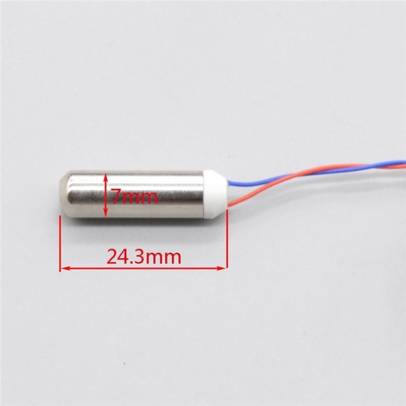 Waterproof Vibration Motor Coreless Cylindrical Vibrating Motor Low Voltage Dc3.7V 5V For Beauty Device Diy Electronic Project