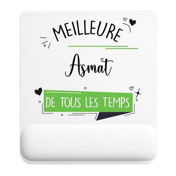 Tapis de souris - PLANETEE - Design unique - 22 x 18 cm - 3 mm - Surface antidérapante