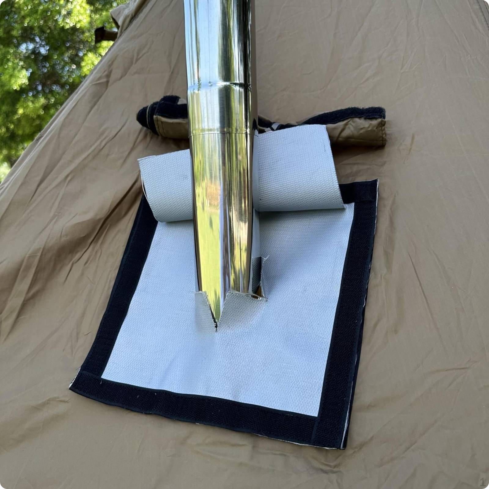 Tent Chimney Heat Guard Flame Retardant Fire Resistant Cooking Appliance Jack Fireproof Fiberglass
