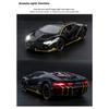 1/24 Scale Lamborghini LP770-4 Super Muscular Sports Car Alloy Metal Diecast Computer Desktop Ornament Automotive Interior Gift Box