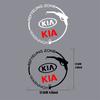Car Logo Fuel Tank Cap Emblem Sticker Styling Decals Auto Accessories For Kia Pegas Sorento Soul Cerato Sportage Optima Borrego