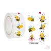 500 Buc/Rola Q Autocolante Amuzante cu Albine Recompense pentru Copii - DIY Albume Scrapbook Decor Etichete de Sigiliu Decalcomanii