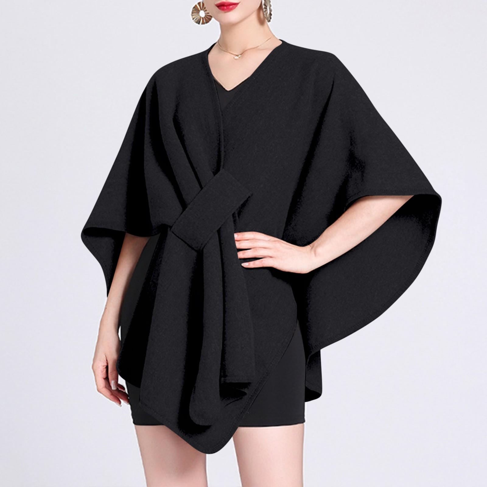 

Женская и зимняя модная шаль высокого класса One Size чёрный