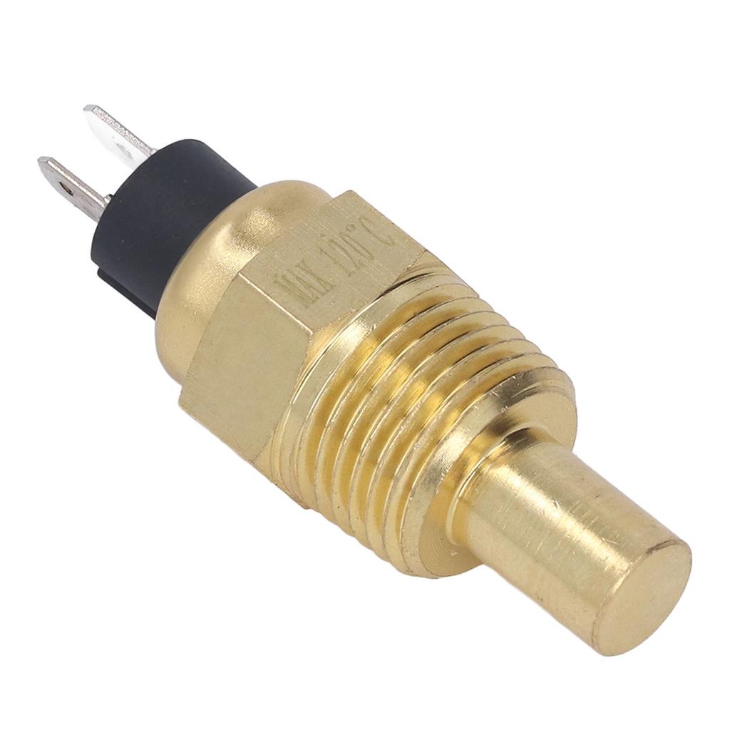 Oil Water Temperature Sensor Diesel Engine Coolant Temperature Transducer 1 2NPT Thread 6‑24V NPT1 2 Short