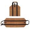 Waxed Canvas Waterproof Large Portable Firewood Holder Bag Log Carrier Tote for Garden Logging