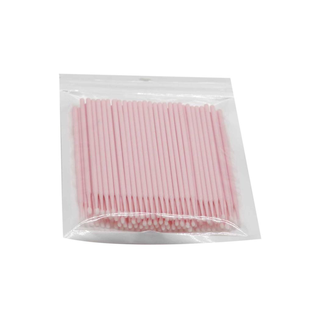 50-200 Pcs Disposable Micro Applicator Brushes For Eyelash Extensions, Mascara & Makeup, Compatible With Personal Care Multicolors